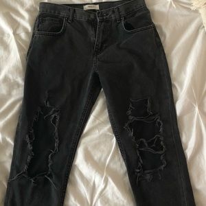 Black boyfriend jeans!!